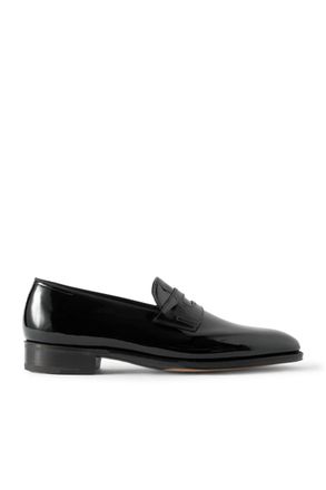 John Lobb Jamie Patent-Leather Penny Loafers