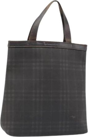 Burberry Pre-owned Vintage Tote Bag - Dames - Vintage Shopper - Bruin - ONE Size - Leer - Vintage