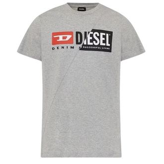 Diesel Unisex Schattig T-shirt voor volwassenen (Grijs)