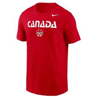 Nike Canada Nike Mens Fanwear Collection Soccer Cotton Short-Sleeve T-Shirt in Red | M11332P381-RED