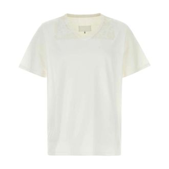 Maison Margiela Dames, Tops, Wit, Maat: XL Katoen