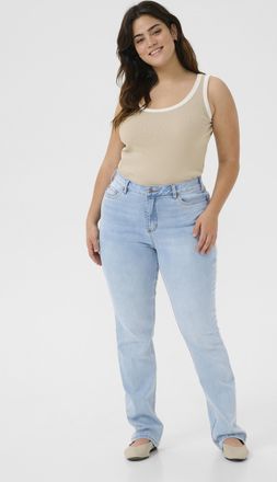 Kaffe Curve Jeans Regular fit Light Blue Washed Denim light blue