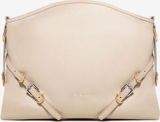 Givenchy Schultertasche aus genarbtem Leder Voyou Medium