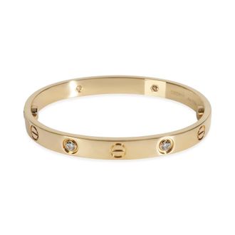 Cartier Pre-Owned Cartier Yellow Gold Diamond Love Bracelet
