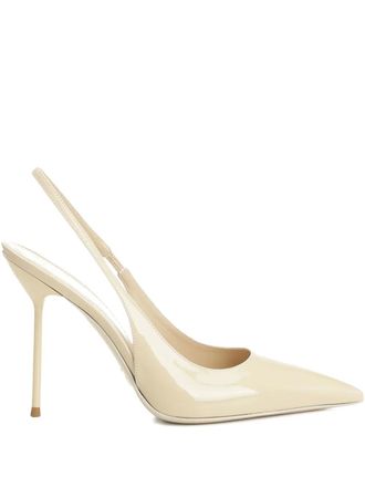PARIS TEXAS 105mm Lidia slingback pointed-toe pumps - Neutrals