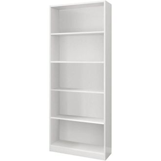 HOGAR 24 Fores - Libreria Estil A 5 Ripiani Bianco Opaco 80 X 201 X 28 Cm. 005626a
