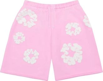 Denim Tears The Cotton Wreath trainingsshorts - Roze