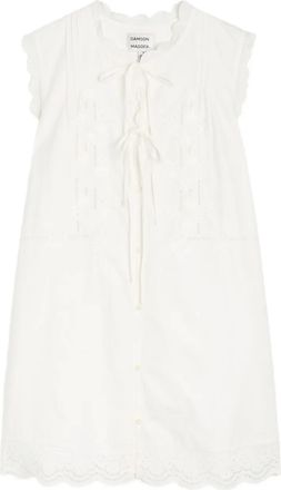 Damson Madder Blondey mini-jurk - Wit