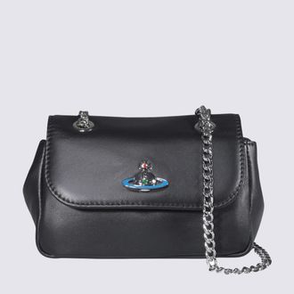 Vivienne Westwood Black Leather Shoulder Bag
