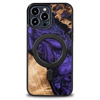 OEM Funda Bewood Unique Para Iphone 13 Pro Max - Violeta Con Magsafe