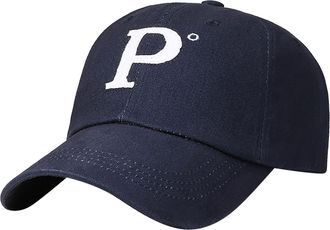Generic Unisex Letter Print P Classic Low Profile Cotton Baseball Cap Breathable Sport Outdoor Trucker Dad Cap Embroidery Labeling Soft Unconstructed Adjustab