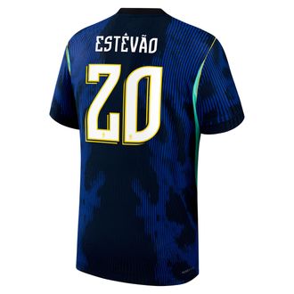 Nike Jordan Est&ecirc;v&atilde;o Brazil National Team 2026 Match Away Jordan Mens Dri-FIT ADV Soccer Jersey in Blue | NN203940201-CBF