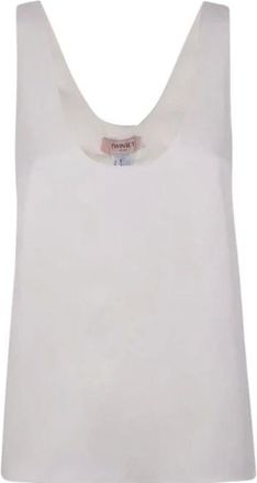 Twinset Mujer, Camisetas, Blanco, Talla: L