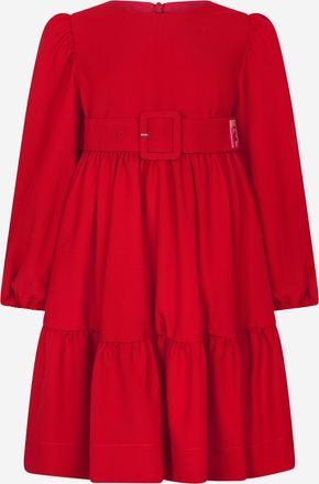 Fendi Kids Girls Dress - Red - Size 4Y