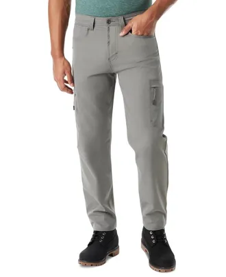 G.H. Bass & Co. Outdoor Essential Tech Cargo Pants Mens Gray Tapered Leg Outdoor UPS1283