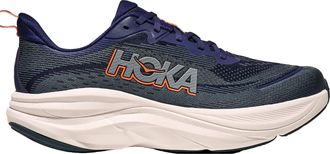 Hoka One One Mens Skyflow Running Shoes In Midnight Blue/varsity Navy