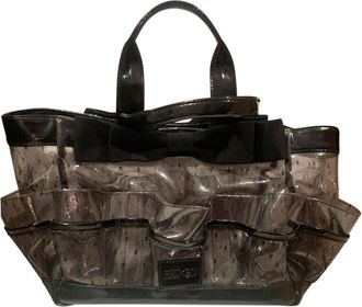 Red Valentino REDValentino Lace Print PVC Tote Bag Size M