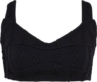 Amir Slama Top smanicato - Nero