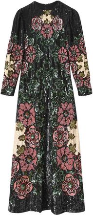 La DoubleJ Sequin Embroidered Dress