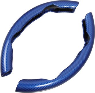 OEM Pares De Fundas Azules De Cuero Abs Para Volante: Duraderas Y C&oacute;modas