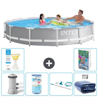 Intex Piscina Prism Frame Redonda - 366x76 Cm - 7-piezas S194