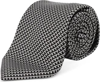 Tom Ford Micro-pattern Zijden Stropdas - Heren - Stropdassen - Veelkleurig - ONE Size - Accessoires