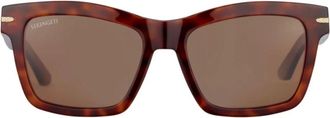 Serengeti Eyewear Winona Tortoiseshell Pattern Sunglasses with Bold Square Frame