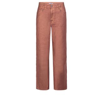 Dante6 Metallic Rose Cropped Jeans - Dames - Jeans - Roze - Maat: L Denim