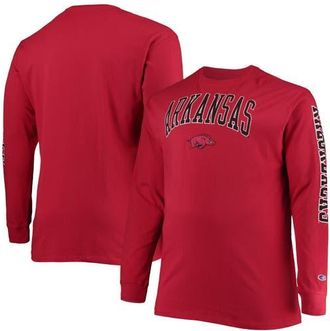 Champion Mens Champion Cardinal Arkansas Razorbacks Big & Tall 2-Hit Long Sleeve T-Shirt at Nordstrom, Size Xxx-Large