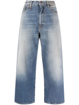 R13 Jeans con effetto vissuto - Blu