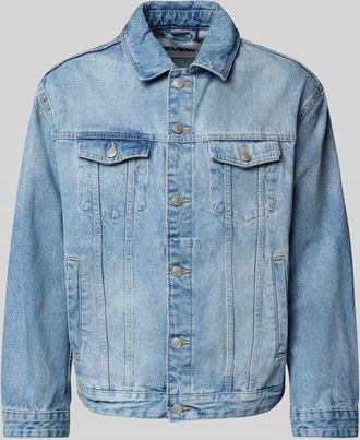 Review Regular Fit Jeansjacke aus reiner Baumwolle in Hellblau, Gr&ouml;&szlig;e S