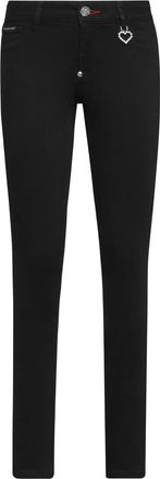 Philipp Plein Jegging TM - Dames - Skinny broeken - Zwart - W30 - Katoen - Broeken