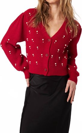 John & Jenn Bowen Sweater In Poinsettia
