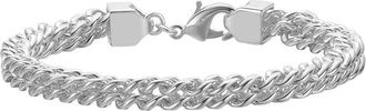 Rachel Glauber Plated Mesh Bracelet