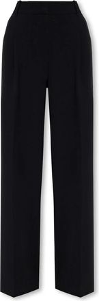 Michael Kors Pleat-front Broek - Dames - Wijde Broeken - Zwart - XS - Broeken