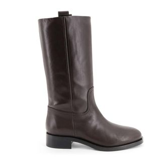 Aeyde Theo Kniehoge Leren Laarzen - Dames - Schoenen - Bruin - Maat: 36 EU Leer
