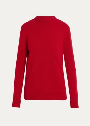 Michael Kors Long Sleeve Cashmere Crewneck Sweater
