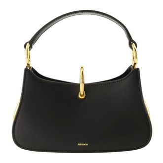 Paco Rabanne Mini Ring-Lock Shoulder Bag - female - Rabanne - Handbags - Black - ONE SIZE - Bags
