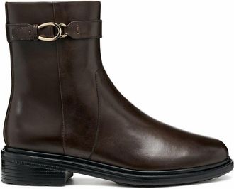 Geox Ademende bottines in leer Walk Pleasure