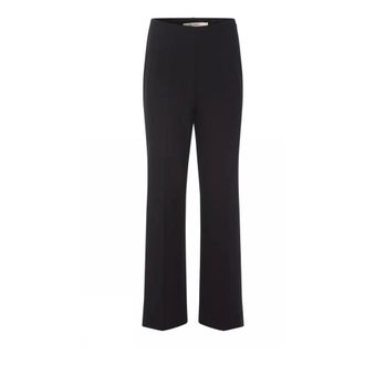 Rue de Femme Black Flare Trousers with High Waist - female - RUE de FEMME - Wide Trousers - Black - 2XL - Trousers