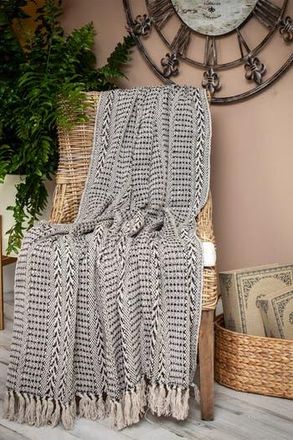 Parkland Collection Lily Transitional Blue 52 x 67 Woven Handloom Throw at Nordstrom Rack