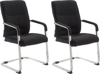 Clp Clp - Set De 2 Sillas Oscilantes Anubis Xxl En Tela Negro