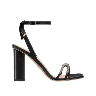 Dior Black Calfskin Strap-On Womens Sandals