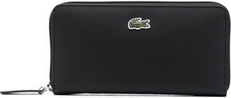 Lacoste Portemonnee met logo - Zwart