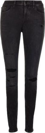 Calvin Klein Mid Rise Skinny 0432913 Denim - Dames - Skinny Jeans - Zwart - 8XL - Denim - Jeans