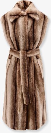 VALENTINI 1972 Cappotto smanicato in pelliccia ecologica - VALENTINI 1972 - gender_Woman