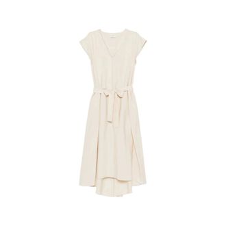 PESERICO Peserico, Midi Dresses, female, Beige, Size: XL Midi Dress