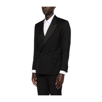 Lardini Formal Blazers, male, Black, Size: XL Blazer Smoking
