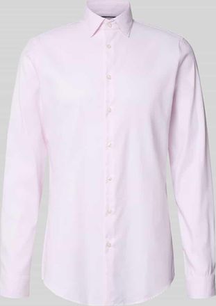 Jake*s Slim Fit Business-Hemd mit Kentkragen und extra langem &Auml;rmel in Hellrosa, Gr&ouml;&szlig;e 37/38