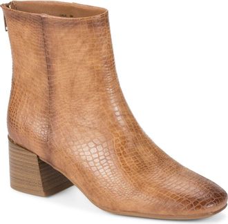BareTraps Emilie Block Heel Bootie in Dark Almond at Nordstrom, Size 6.5